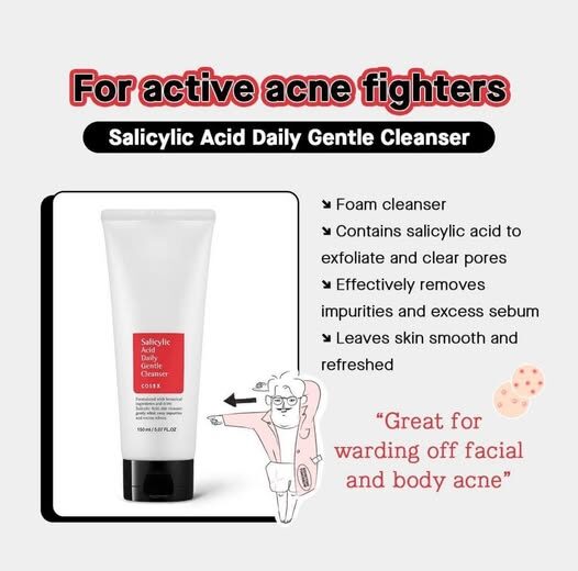 cropped-547084069_122096610141020320_7629618671953216666_n.jpg COSRX Salicylic Acid Daily Gentle Cleanser - Image 1