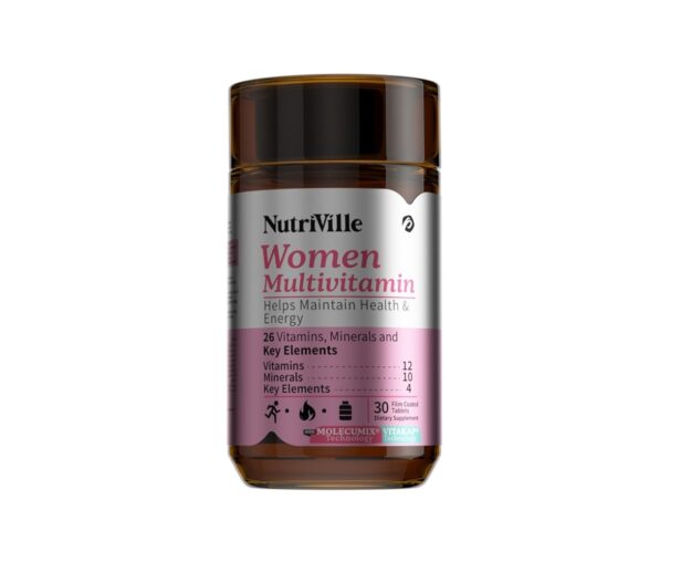 cropped-Nutrivillw-woman-multivitamin.jpg Nutriville woman multivitamin 30 tab - الصورة 1