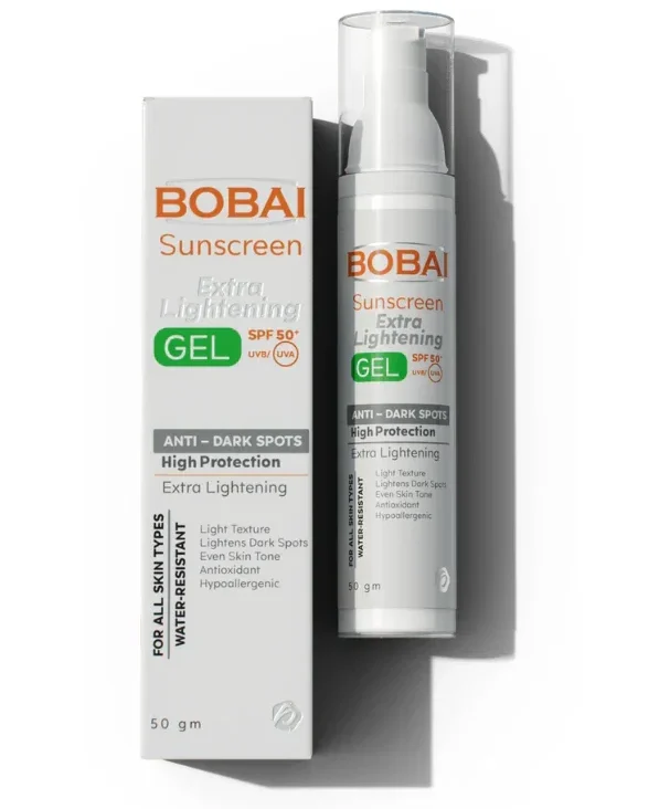 cropped-cropped-BobaiExtraLightning.webp جل تفتيح إضافي واقي-الشمس بعامل حماية SPF 50-بوباي الكل 50.0 ملليلتر - الصورة 1