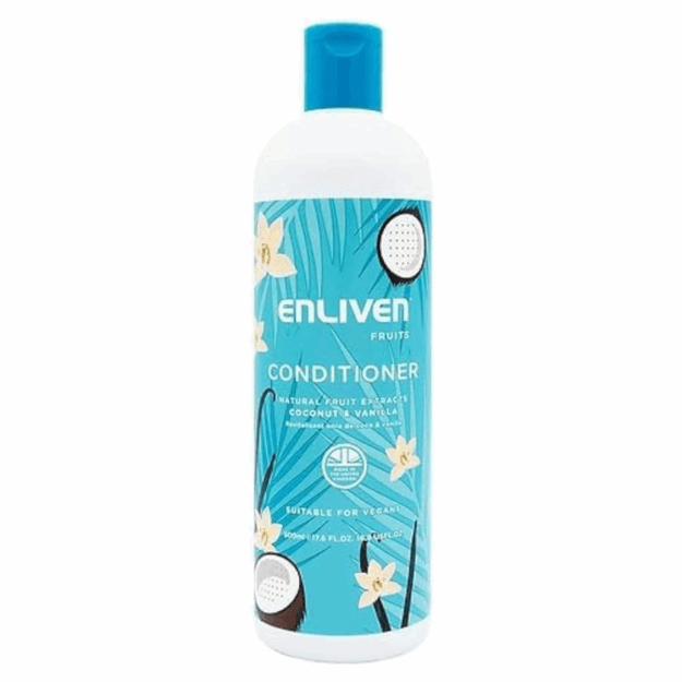cropped-enliven-conditioner-1.png ENLIVEN HAIR CONDITIONER COCONUT & VANILLA 500ML - الصورة 1