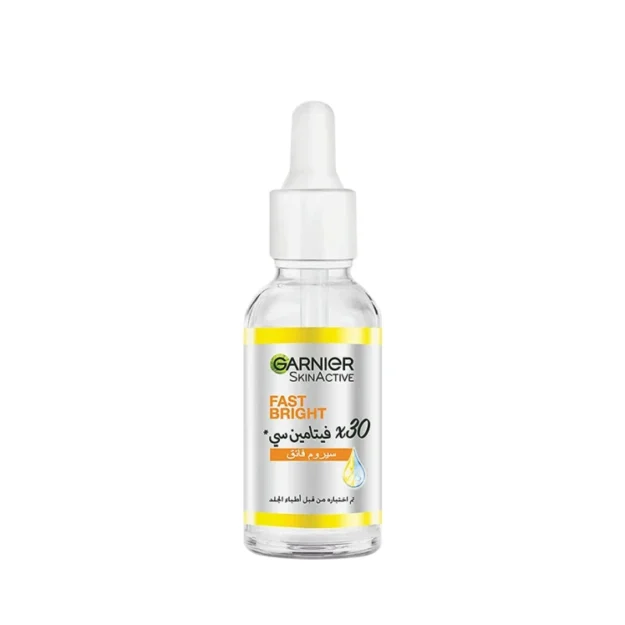 cropped-garnier-skin-active-fast-bright.webp GARNIER SKIN Active Fast Bright VIT C 30% Dark Spot Serum 30ML - Image 1