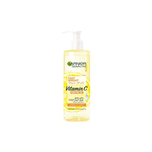cropped-garnier-skinactive-fast-bright.jpg GARNIER FAST BRIGHT GEL WASH 400ML(VITAMIN C) - الصورة 1