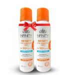 infinity sunscreen mist spray 50+ spf 1+1 120ml