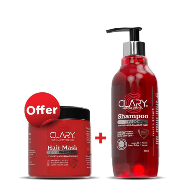 cropped-shampoo-hair-mask.jpg CLARY HAIR SHAMPOO 300ML+MASK 1+1 OFF - Image 1
