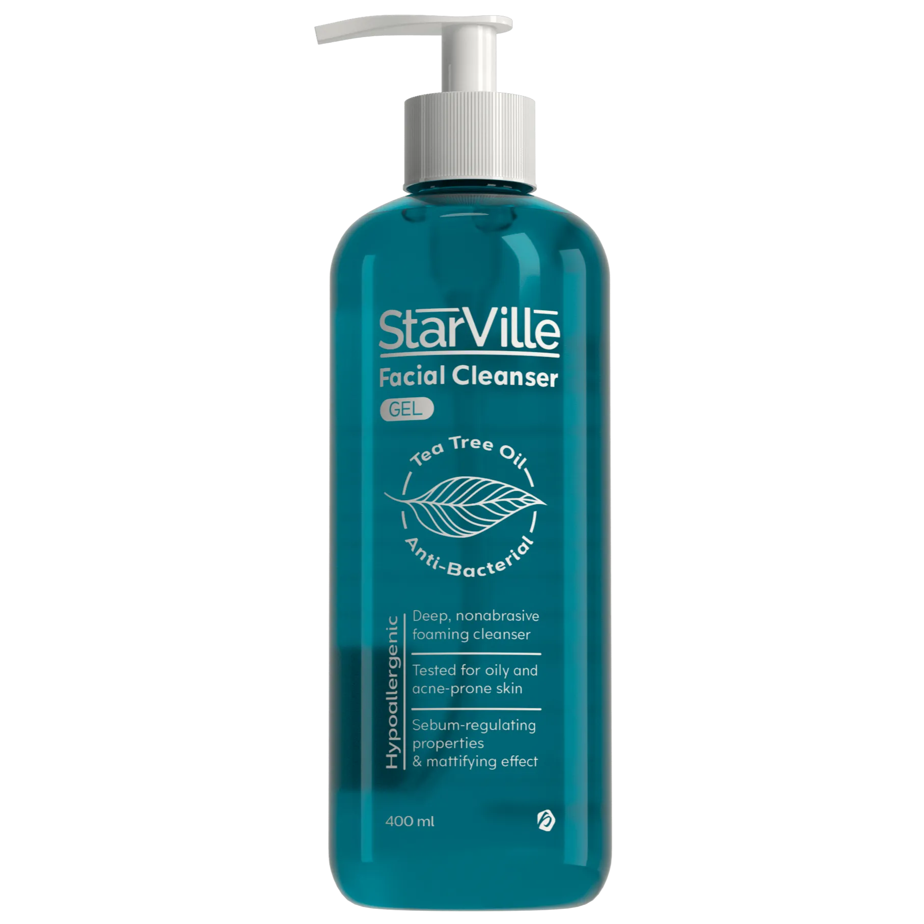 starville-acne-prone-skin-facial-cleanser-gel-400ml-ejeh-01703074220 منظف الوجه للبشرة المعرضة لحب الشباب من ستارفيل، 400 مل - الصورة 1